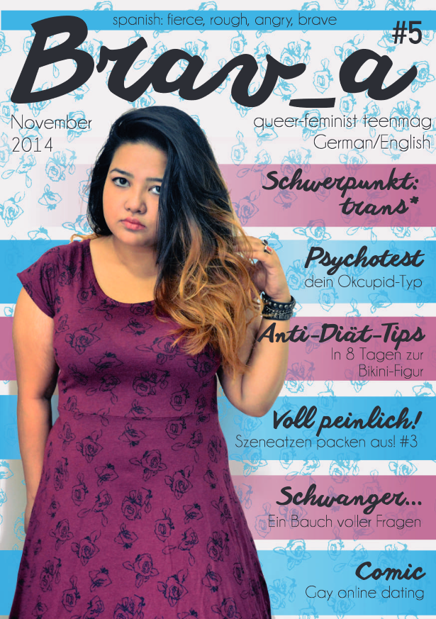 Cover des queer-feministischen Zines Brav_a, Ausgabe #5